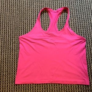 Lululemon swiftly tech racerback tank top 2.0 race length size 10 pink